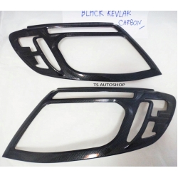 ครอบไฟหน้า เคฟล่าร์ คาร์บอน ดำ Kevra Carbon Black  ฟอร์ด เรนเจอร์ All New Ford Ranger 2012  V.5